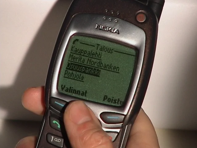 An early WAP-enabled Nokia 7110 mobile phone