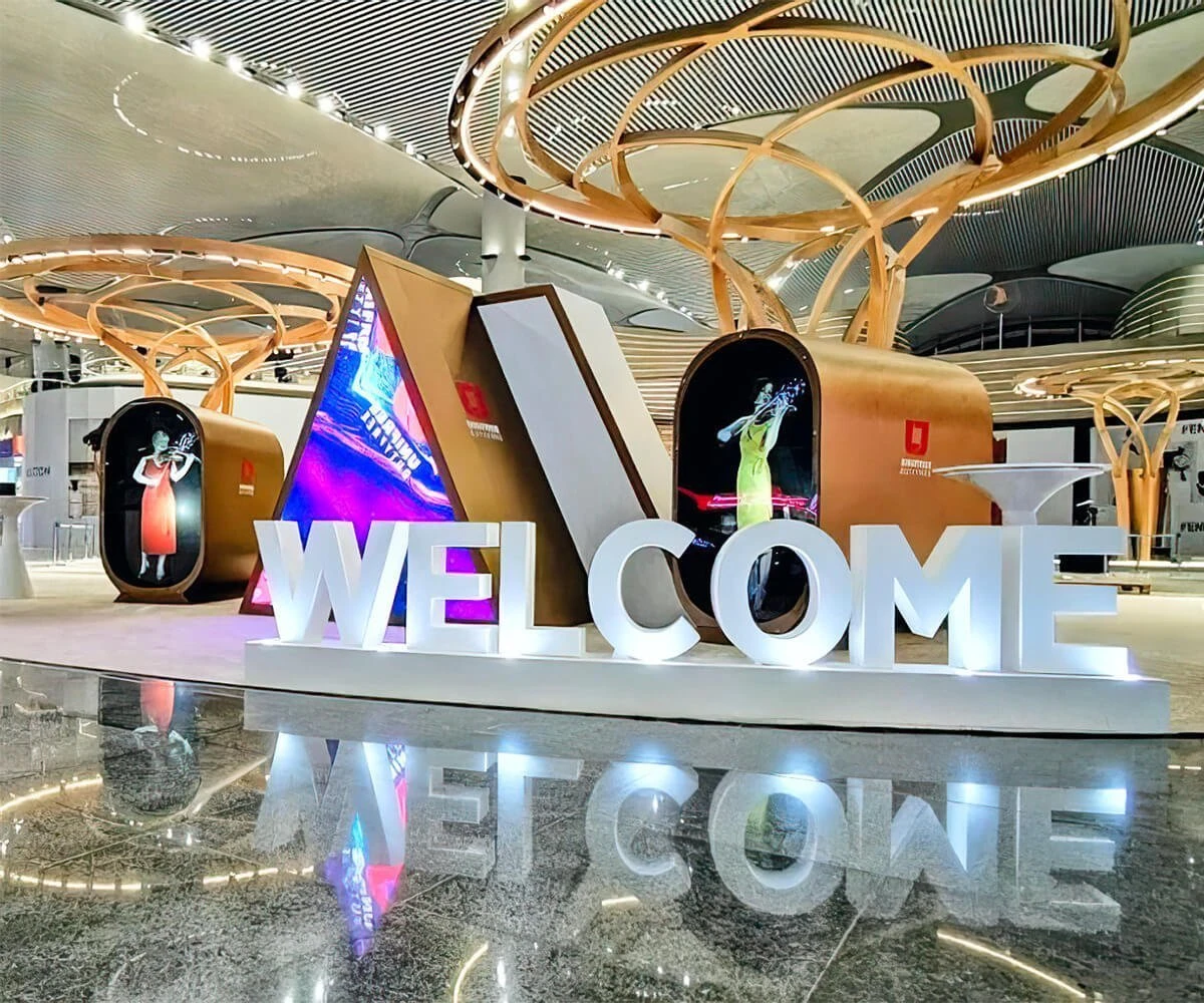 Istanbul Airport Opening, UNIFREE interactive experience by Harikalar